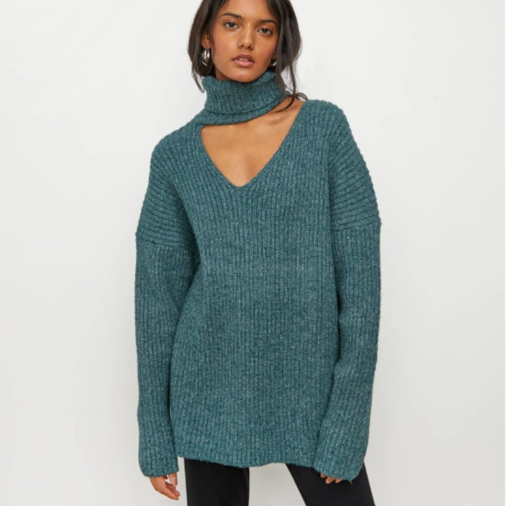 OAK + FORT Oversized turtleneck sweater